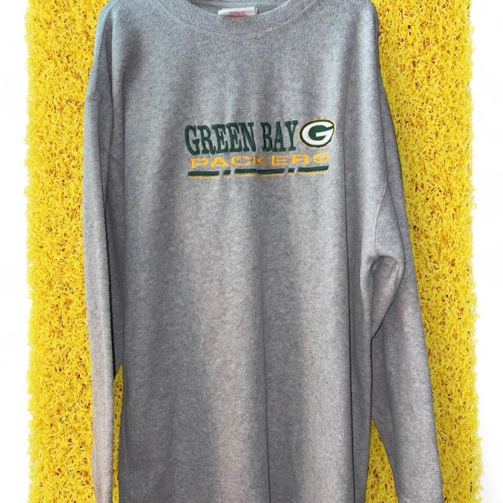 Men’s L Green Bay Packers Gray Sweatshirt